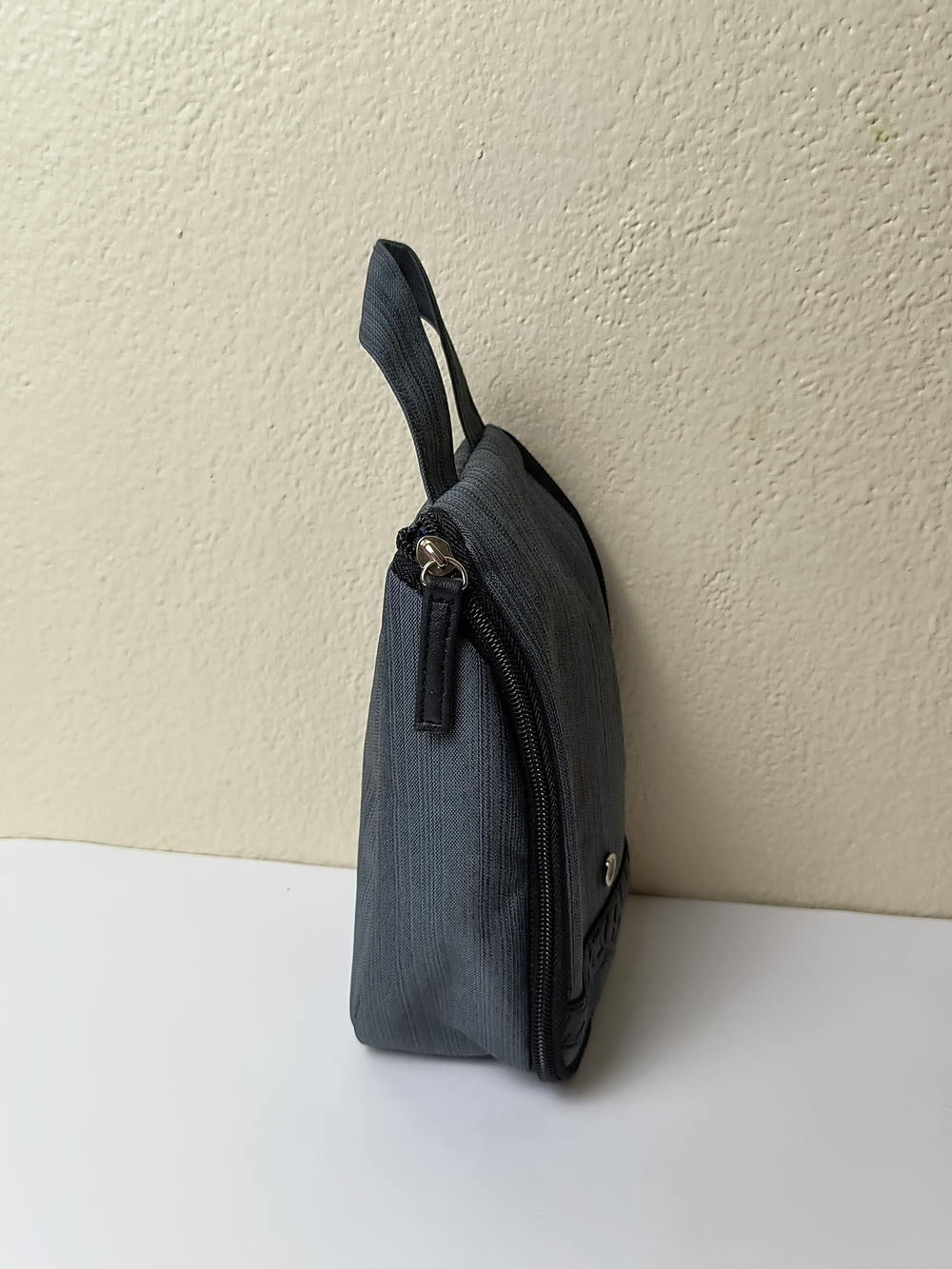Bvlgari Men's Grey Travel Toiletry Pouch View 3